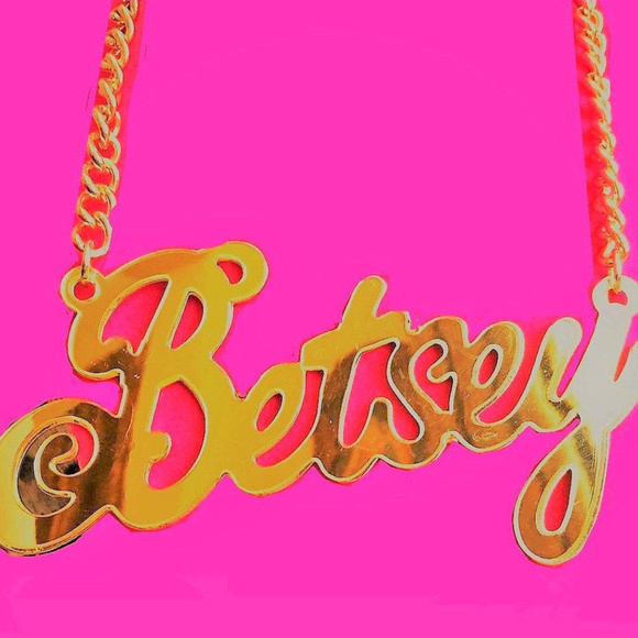 COPY - BJ Runway Statement HuGE NAMEPLATE MiRRoR … - Picture 8 of 8